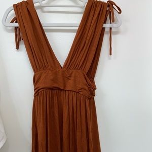 Forever 21, mocha flowy dress, Never worn